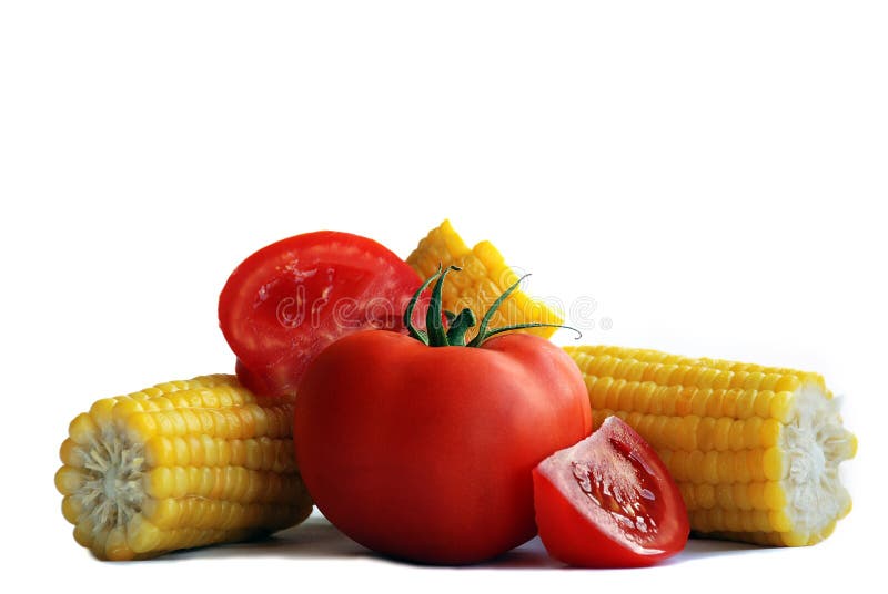 Corns and tomato