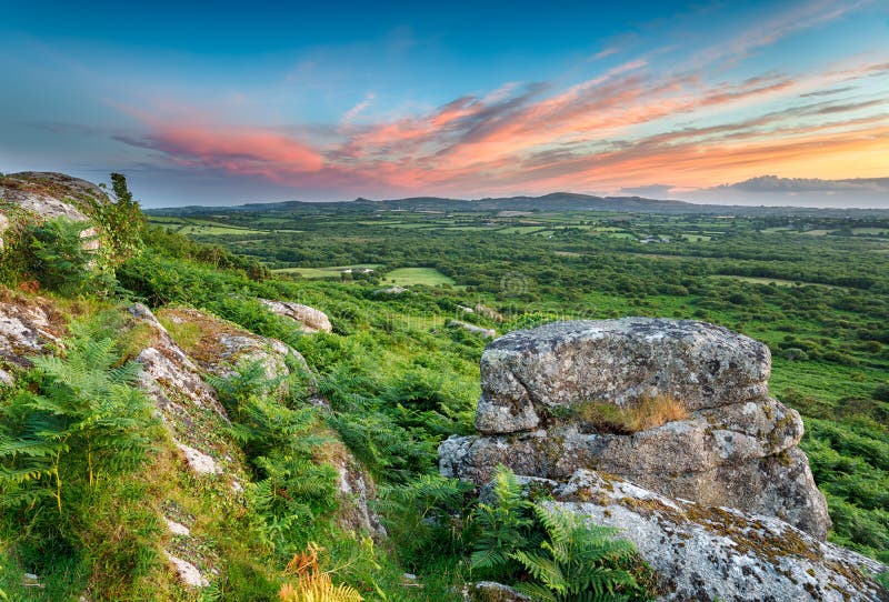 Cornwall Countryside royalty free stock photos