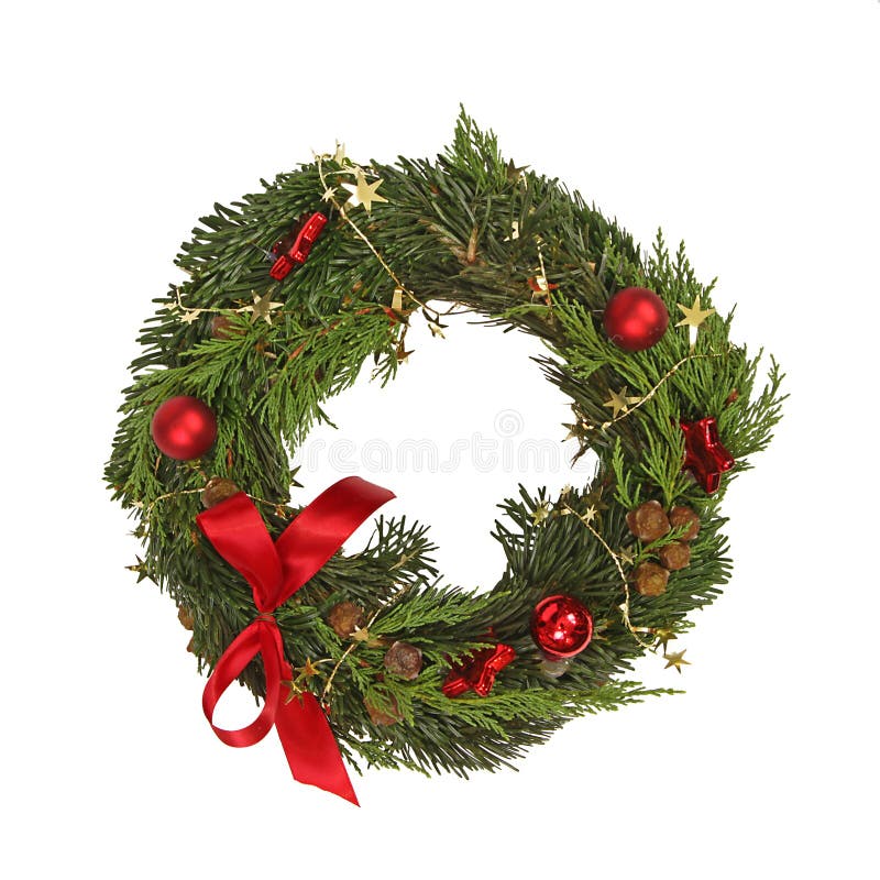 Coroa De Natal Feita Com Plantas Naturais E Decoração De Natal Foto de  Stock - Imagem de planta, nave: 230352662