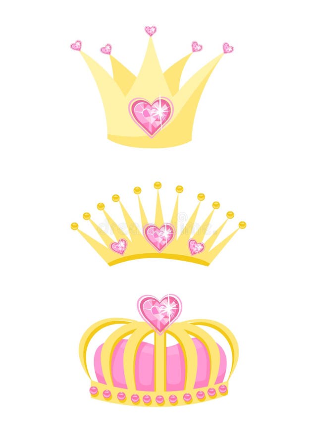Coroa rosa com contorno free designer ilustração desenho grátis png
