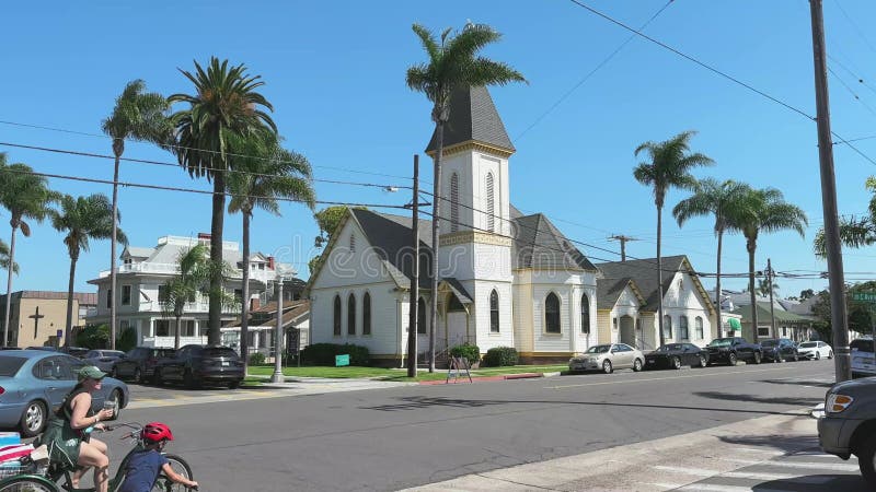 Coronado straat met graham memorial presbyteriaanse kerk