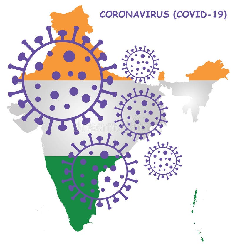 Coronavirus covid 19 india map