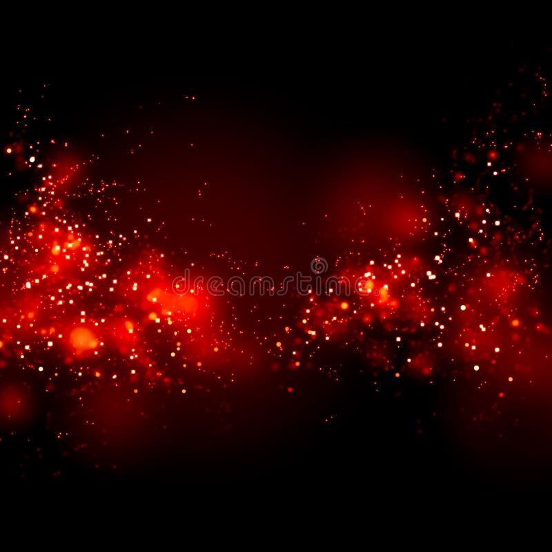 Coronavirus covid-19 red cells moving blur bokeh on a dark background stock images