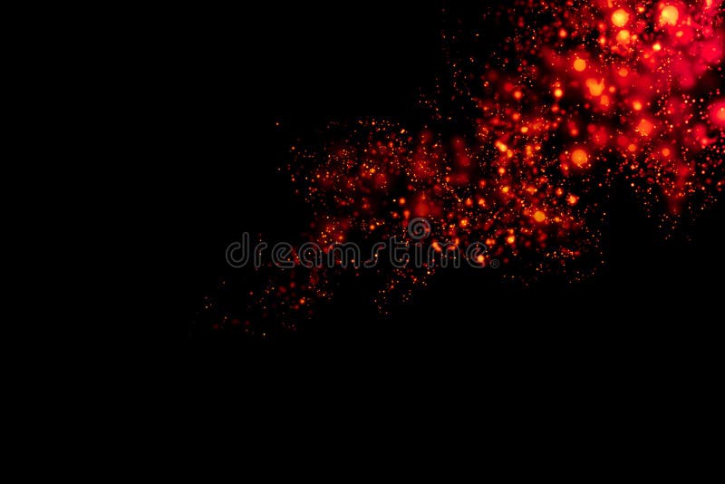 Coronavirus covid-19 red cells moving blur bokeh on a dark background royalty free stock image