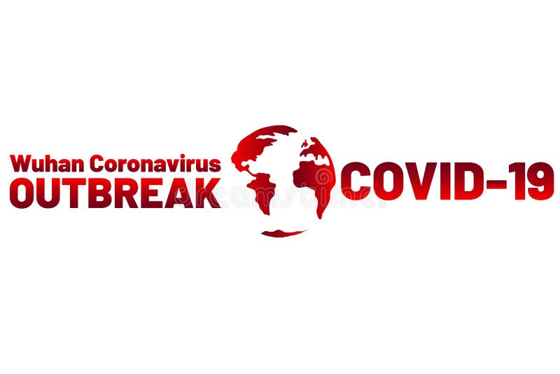 Coronavirus disease COVID-19, Wuhan coronavirus of 2019-nCoV acute respiratoire aandoening Chinees virus Template voor vector illustratie Coronavirus disease COVID-19, Wuhan coronavirus of 2019-nCoV acute respiratoire aandoening Chinees virus Template voor vector illustratie