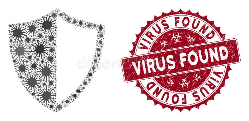 Virus found. Купон иконка.