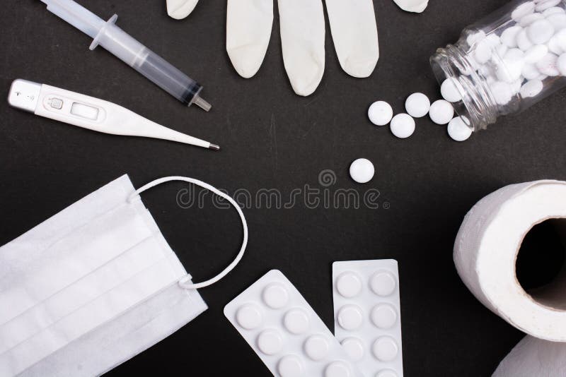 Mask, globe, syringe, pills, thermometer Concept saves world from viruses. Coronavirus 2019 Pandemic. World epidemic concept. Mask, globes, gloved, syringe royalty free stock photos Mask, globe, syringe, pills, thermometer Concept saves world from viruses. Coronavirus 2019 Pandemic. World epidemic concept. Mask, globes, gloved, syringe royalty free stock photos