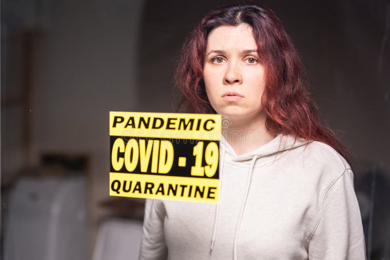 Coronavirus Quarantine Covid19 And Pandemic Concept Sad And Sick