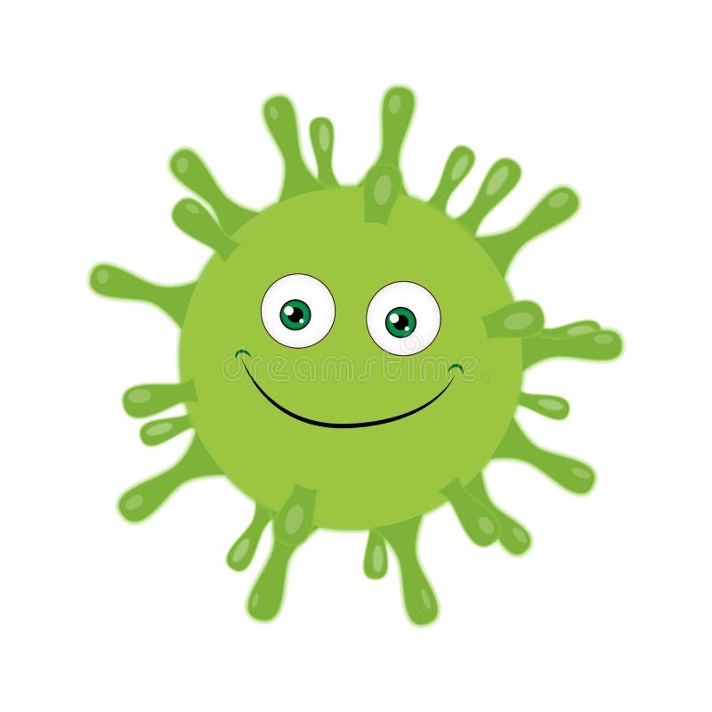 Coronavirus smiley. Emoji stock illustration. Illustration of emoticon -  177421008