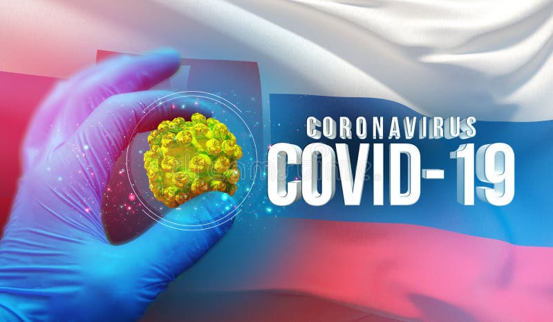 Koncept prepuknutia koronavírusu COVID-19, vírus ohrozujúci zdravie, pozadie mávanie štátnou vlajkou Slovenska. Pandémia