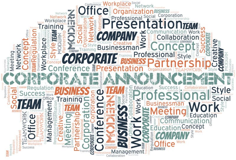 Corporate Announcement Banner Template. Vector Flyer for Business