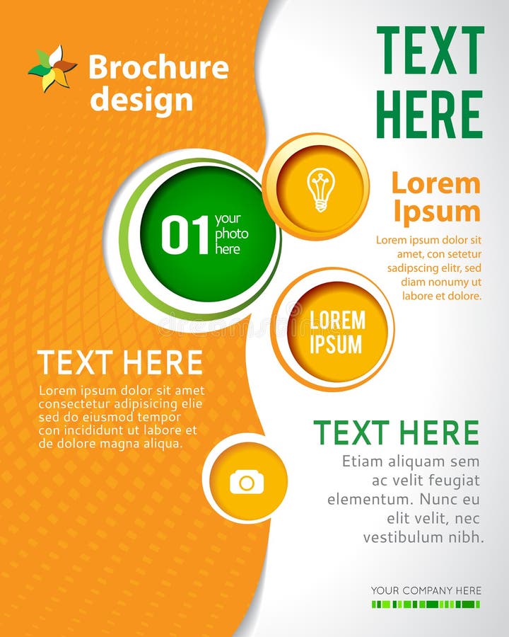 Corporate banner design stock illustration. Illustration of stylish