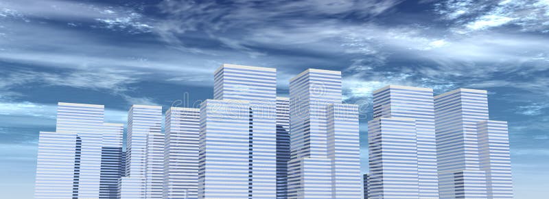 Corporate buildings 06 royalty free illustration