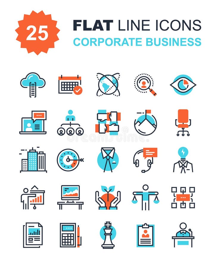 Corporate Business stock illustration