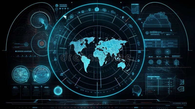 Corporate business globalization background wallpaper vector illustration.