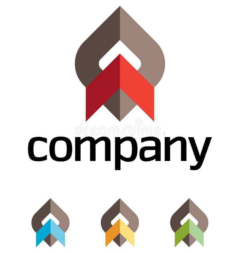 A very modern, fresh and trendy design element for your company, fully editable. Minimal shield vectors