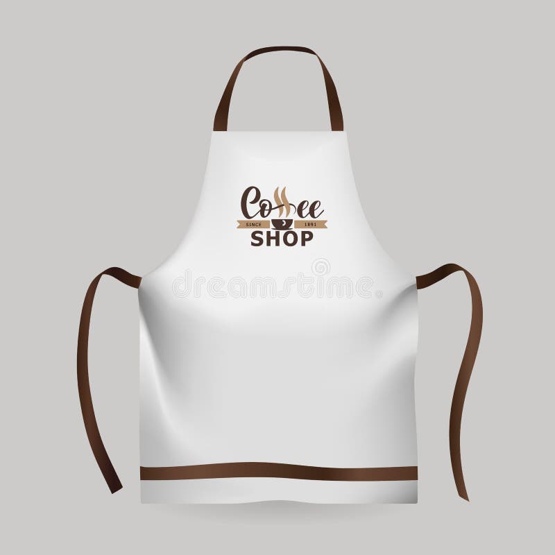 Ambientalista Sueño Molesto Corporate Identity of Coffee Industry. Template of Uniform, Apron Clothes.  Stock Vector - Illustration of mockup, icon: 134015528