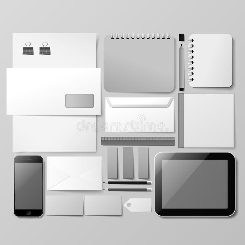 Download Corporate identity mockup stock vector. Illustration of ...