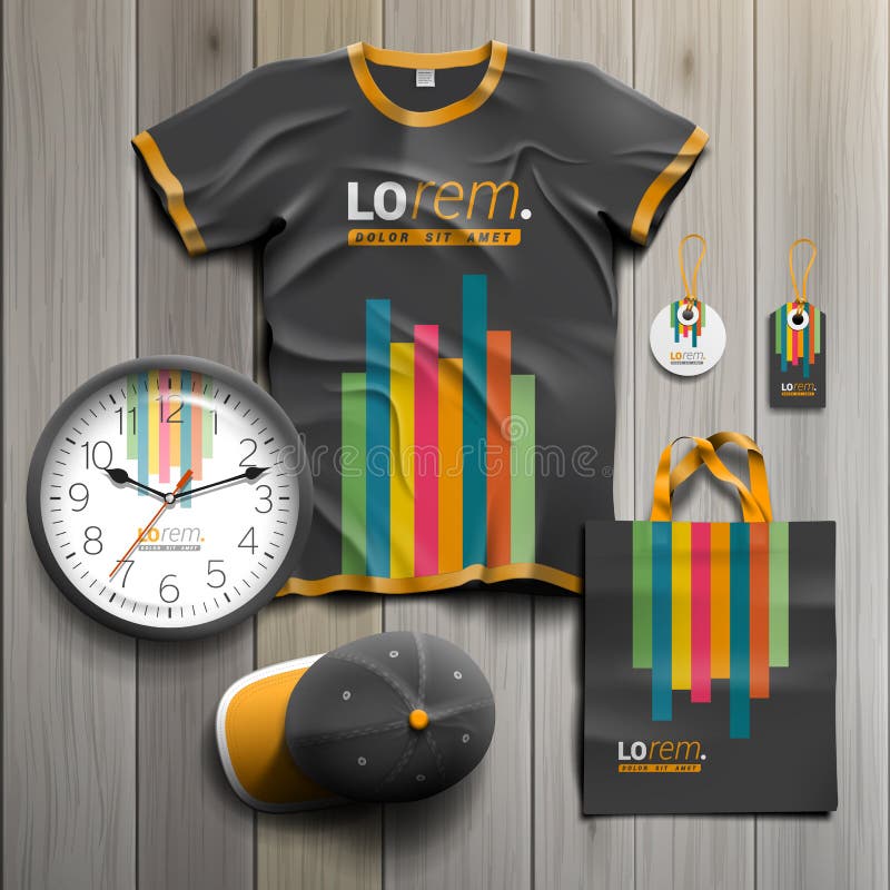 Corporate identity template and promotional gifts royalty free illustration Corporate identity template and promotional gifts royalty free illustration