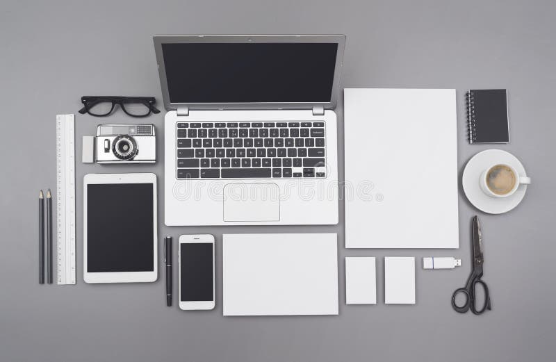 Corporate identity and webdesign mockup stock photos Corporate identity and webdesign mockup stock photos