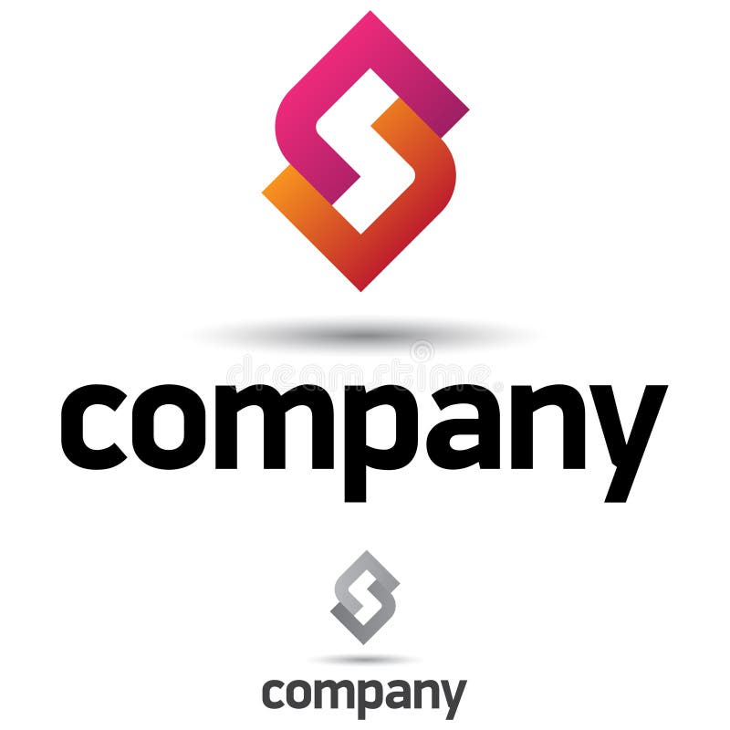 Corporate Logo Design Template stock illustration