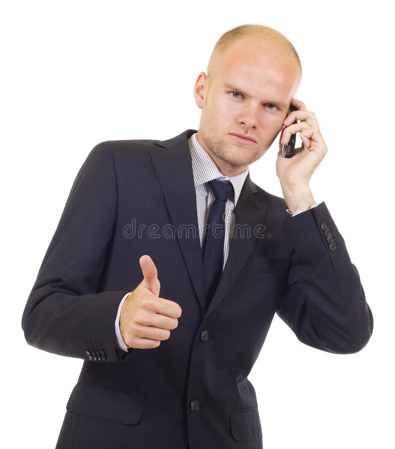 Corporate Man Being Positive royalty free stock image Corporate Man Being Positive royalty free stock image