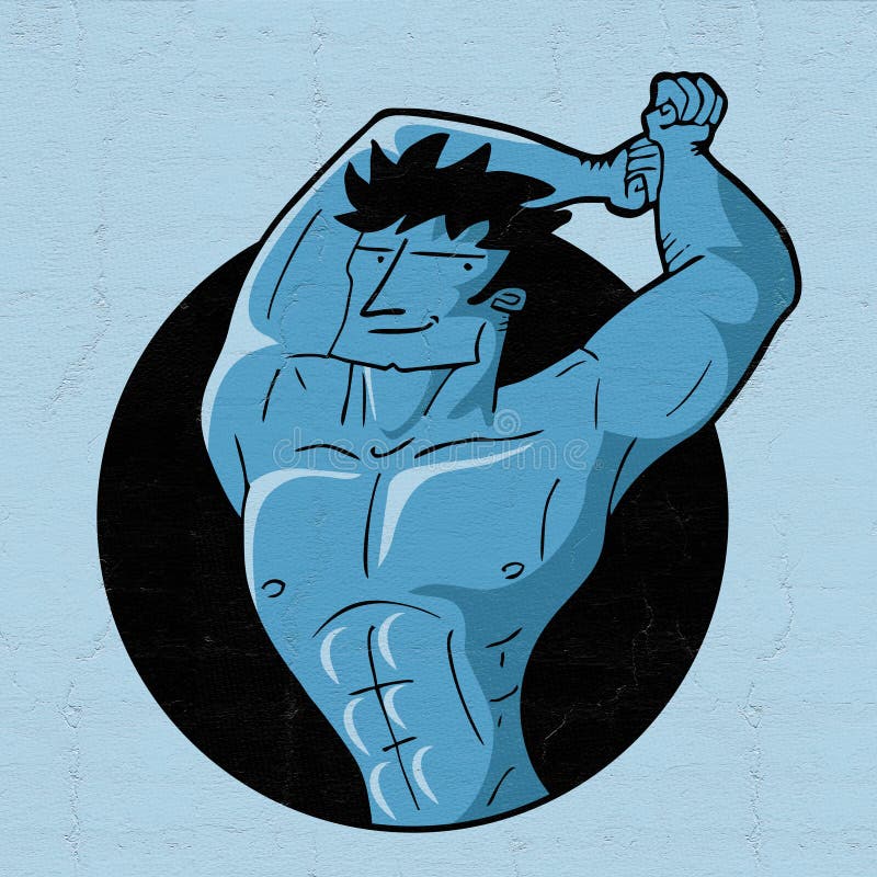 Corps de muscle illustration de vecteur Corps de muscle illustration de vecteur