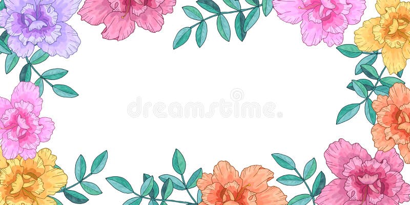 Correa, Marco, Borde Con Flores Y Hojas Tarjeta De Saludo, Afiche, Pancarta Con Espacio Para Texto Ilustración Vectorial Dibujada Stock de ilustración - Ilustración de resorte, rosa: 173526046 Correa, Marco, Borde Con Flores Y Hojas Tarjeta De Saludo, Afiche, Pancarta Con Espacio Para Texto Ilustración Vectorial Dibujada Stock de ilustración - Ilustración de resorte, rosa: 173526046