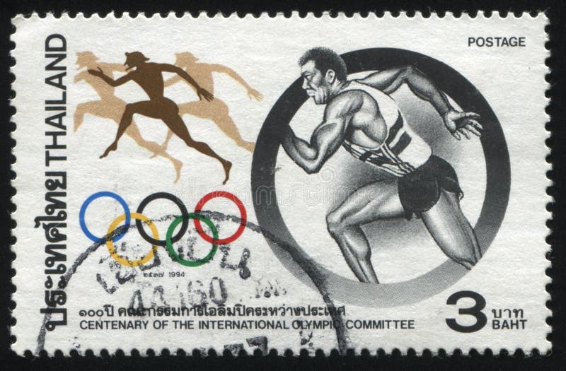 Corredor en los juegos de Olimpic imagen de archivo libre de regalías Corredor en los juegos de Olimpic imagen de archivo libre de regalías