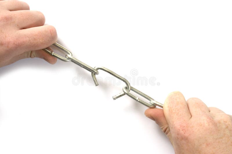 Corrente que está sendo puxada imagens de stock Corrente que está sendo puxada imagens de stock