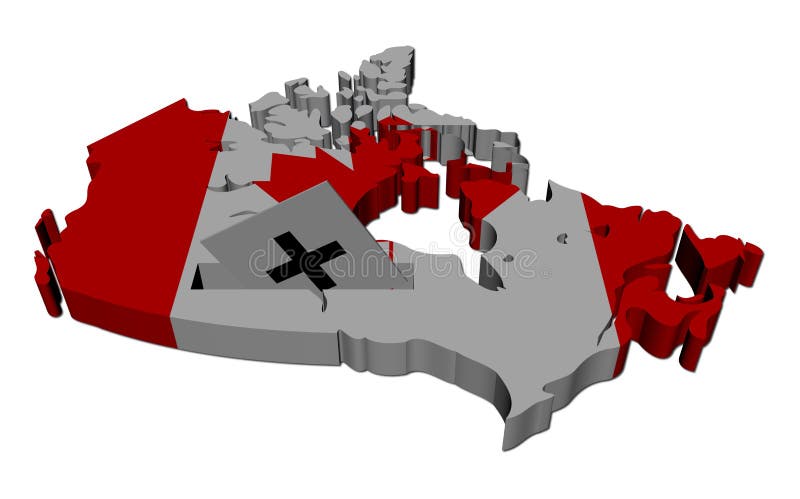 Correspondencia de la elección de Canadá con la papeleta electoral libre illustration Correspondencia de la elección de Canadá con la papeleta electoral libre illustration