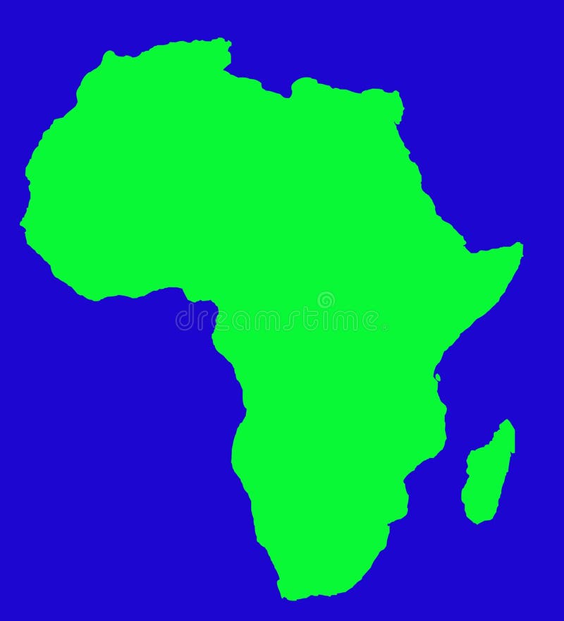Correspondencia del esquema del continente africano