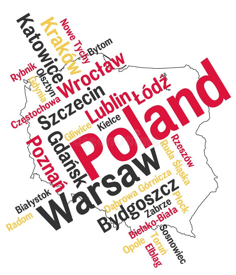 Correspondencia y ciudades de Polonia