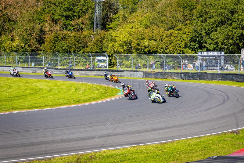 Corrida De Moto No Campo Inglês Imagem de Stock Editorial - Imagem