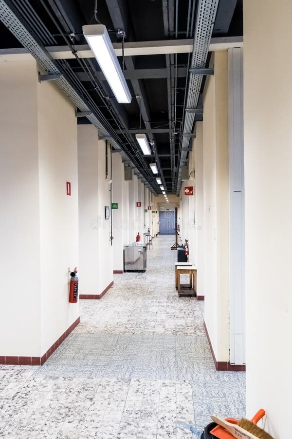 An corridor or hallway stock photo. Image of architecture 81857244