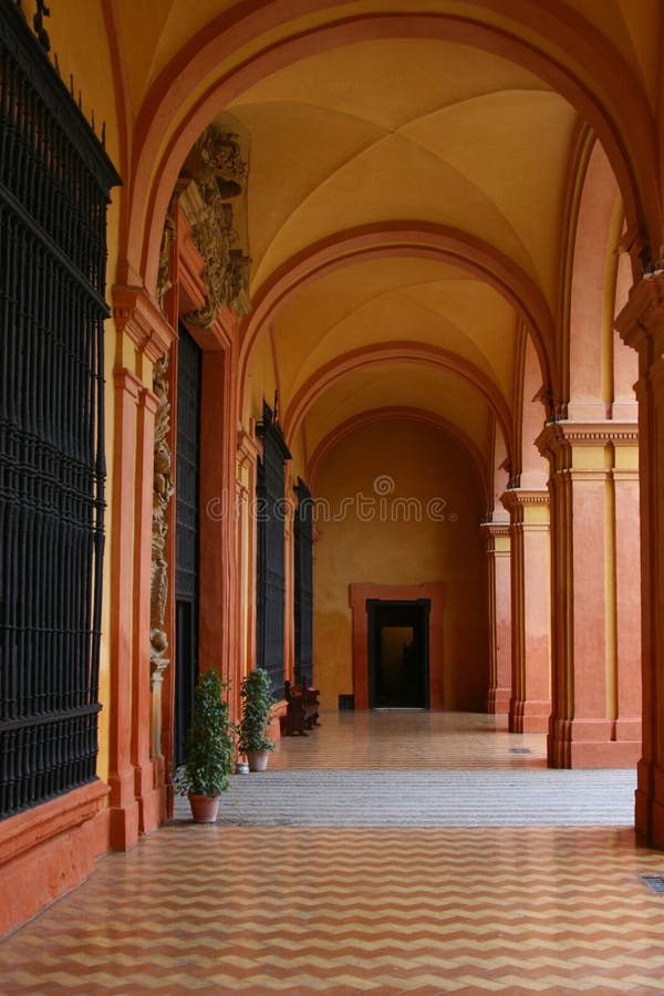 Corridor in the Royal Alcazar, Sevilla, Spain