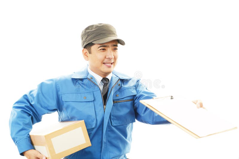 Corriere Service fotografia stock