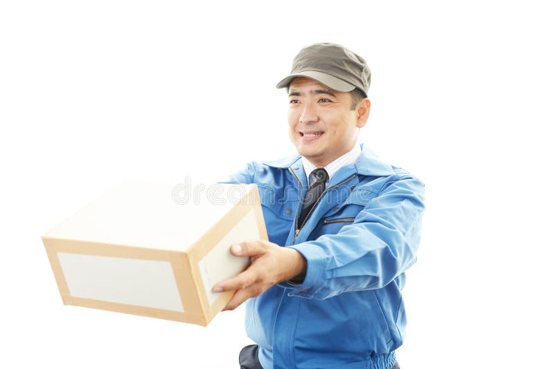 Corriere Service immagini stock