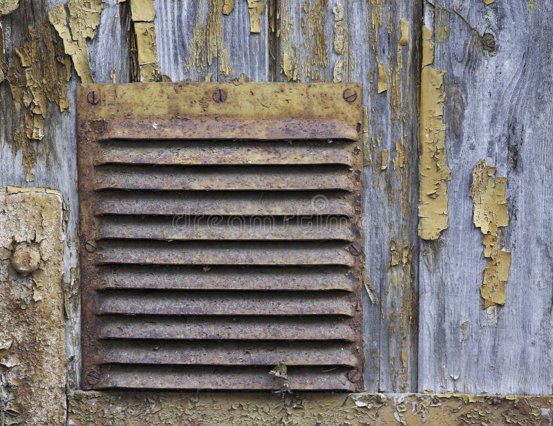 The Hatch in the Ventilation on the Deck of the Ship. Locks on the