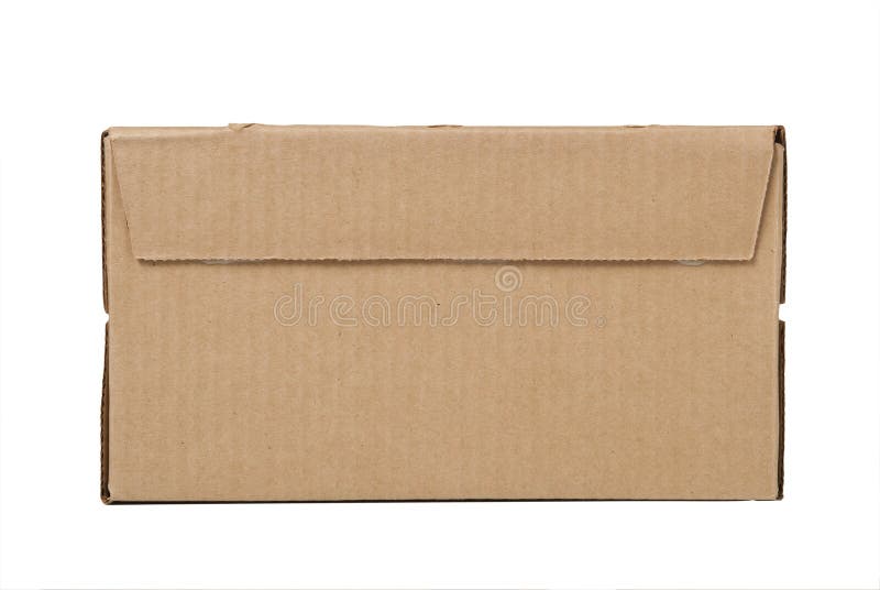 Corrugated Cardboard Box stock photo. Image of shipping 8074530