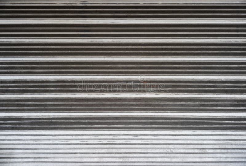 Corrugated Metal Sheet Slide Door Roller Shutter Texture