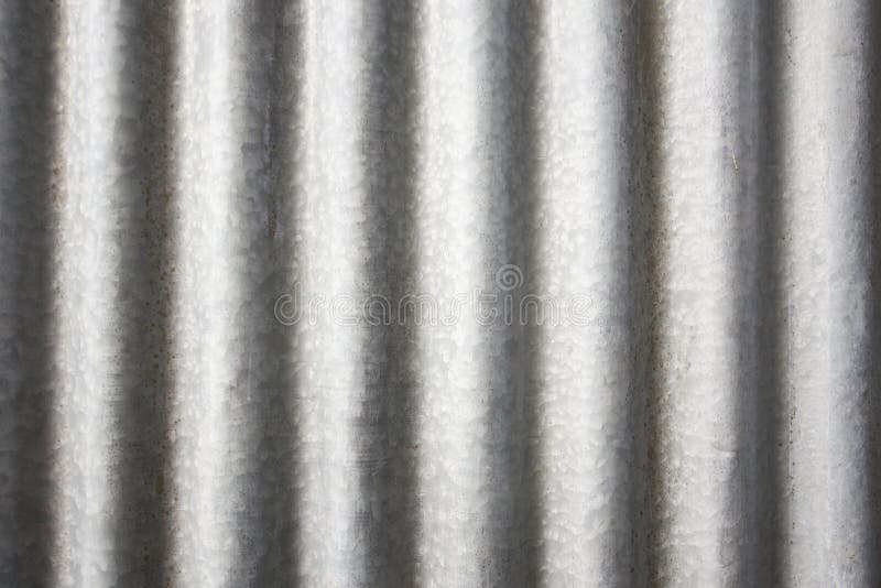 Corrugated metal zinc