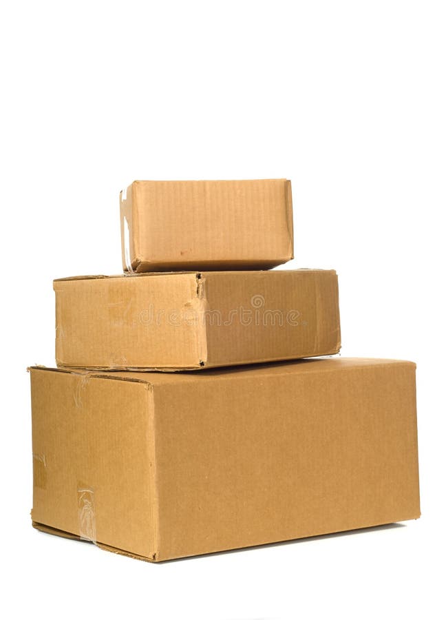 Corrugated Shipping Box stock image. Image of industry 3259343