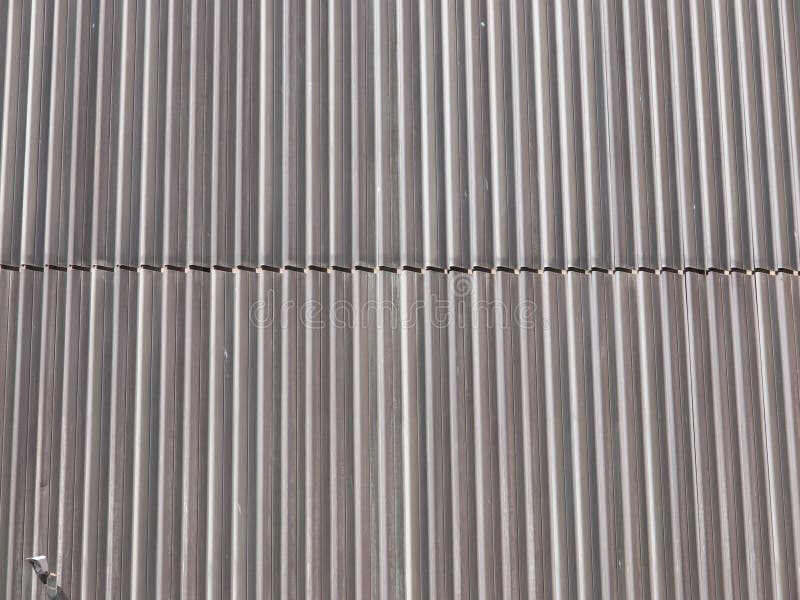 Corrugated Metal Sheet Slide Door Stock Image Image of corrugated