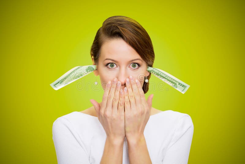 Corruption. Bribery will keep me quiet stock photos Corruption. Bribery will keep me quiet stock photos
