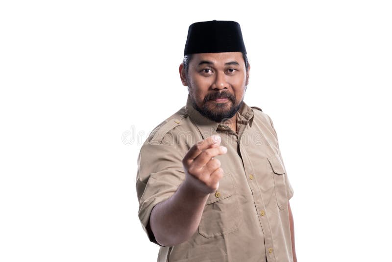 Corrupt worker asking for money concept. Corruption concept. gesture of man worker in indonesia begging for money. corrupt employee royalty free stock photography Corrupt worker asking for money concept. Corruption concept. gesture of man worker in indonesia begging for money. corrupt employee royalty free stock photography