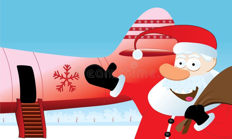 Corsa di natale illustrazione vettoriale Corsa di natale illustrazione vettoriale