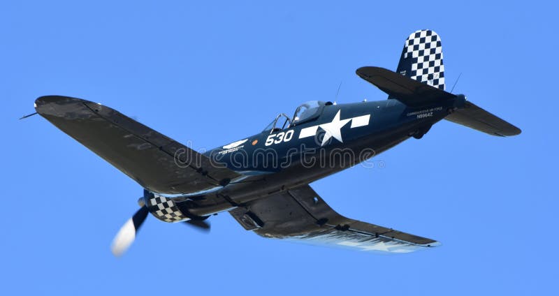 Corsaire de Vought F4U d'II-ère de guerre mondiale photos stock Corsaire de Vought F4U d'II-ère de guerre mondiale photos stock
