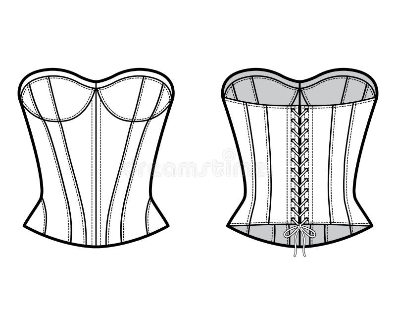 Corset Stock Illustrations – 5,721 Corset Stock Illustrations, Vectors &  Clipart - Dreamstime