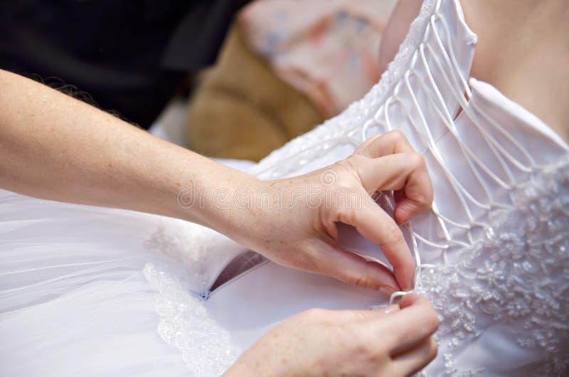 Corsetto del vestito da cerimonia nuziale fotografia stock libera da diritti Corsetto del vestito da cerimonia nuziale fotografia stock libera da diritti